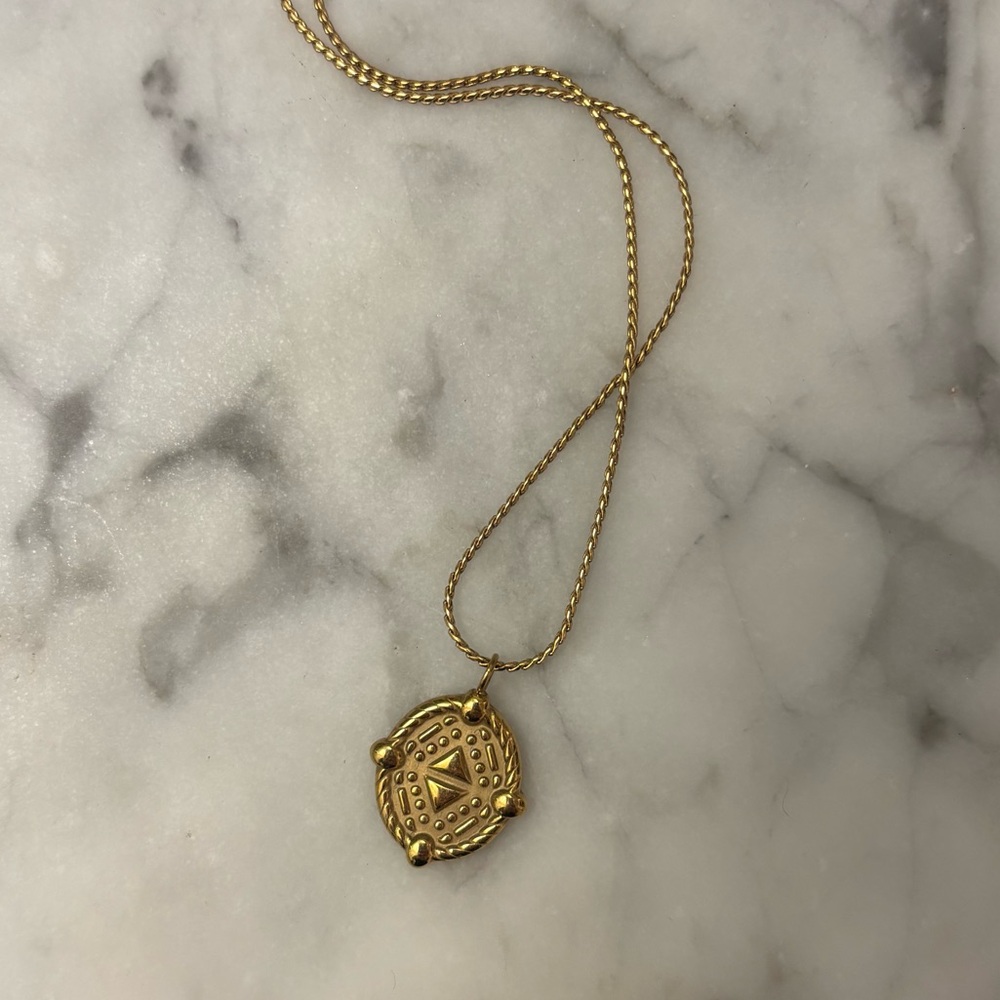 Hey Harper gold pendant necklace